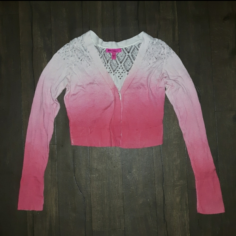 Betsey Johnson Cropped Sweater